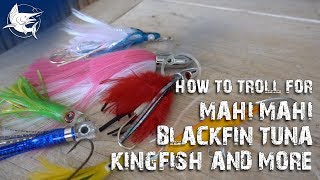 The Easiest Spread for Trolling  Trolling for Mahi Mahi Tuna and Kingfish  Fishing How to [upl. by Eimmij]