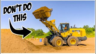 What NOT to do in a Wheel Loader  Heavy Equipment Operator [upl. by Eatnoed]