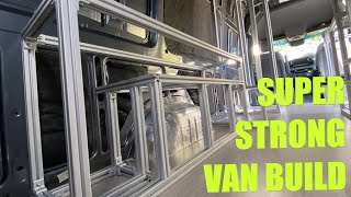 How To Build A Van With 8020 Aluminum INSANELY STRONG [upl. by Mosier9]