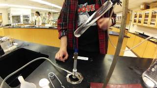 Decomposition of Potassium Chlorate [upl. by Chadbourne364]