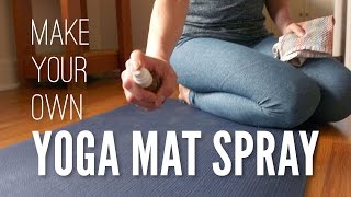 Homemade Yoga Mat Spray Tutorial [upl. by Egdamlat]