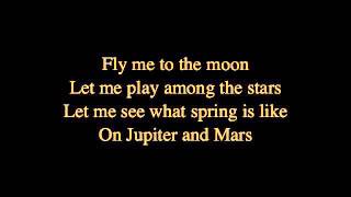 Frank Sinatra fly me to the moon with lyrics [upl. by Comptom]