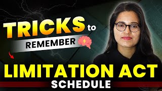 Most Effective Tips amp Tricks to 🔥🧠Remember Limitation Act Schedule  State Judiciary Preparation [upl. by Theodosia]