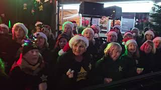 WHAT CHRISTMAS MEANS TO ME Rock Choir at Birkdale Lights Switch On 1st December 2024 [upl. by Hesther]