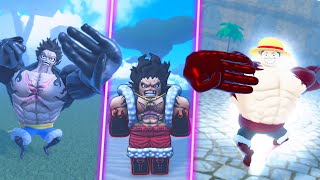 Mastering Gear 4 in EVERY One Piece Roblox Game [upl. by Leitao833]