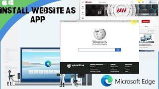 How to Install Website as App on Microsoft Edge [upl. by Lleinnad710]