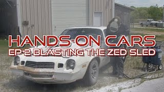 How To Soda amp Media Blast a Car HandsOn Cars 2 from Eastwood [upl. by Tippets538]