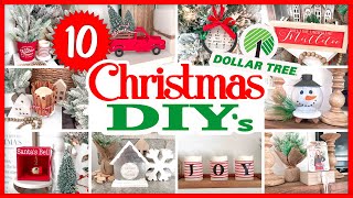 10 DOLLAR TREE Christmas Crafts for 2024 and EASY DIYs [upl. by Enywad188]