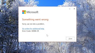 How to fix Microsoft Office error Something went wrong Error Code 3008829 [upl. by Ydoj]