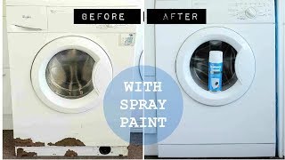 Painting a Washing Machine Rustoleum Appliance Enamel Review [upl. by Vere]