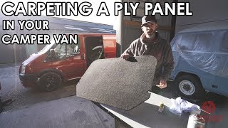 HOW TO PROFESSIONALLY CARPET A PLY PANEL [upl. by Selinda301]