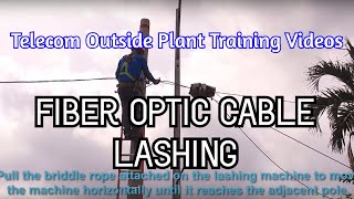 Fiber Optic Cable Lashing [upl. by Jefferson]