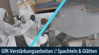 REFIT 4 – GfKReparaturarbeiten  Spachteln amp Glätten [upl. by Odnumde]