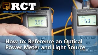 How to Reference a Power Meter and Light Source [upl. by Yeargain]