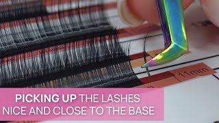 Volume Lashing Technique for Beginners [upl. by Nyltiac]