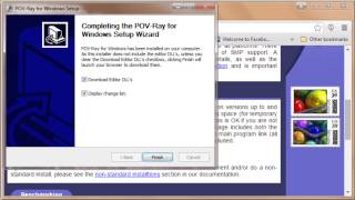 Lesson 0 Installing POVRay on Windows [upl. by Garrot]