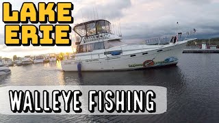 LAKE ERIE  Fishing Charter for Walleye [upl. by Adriena]