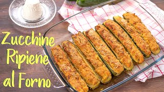 ZUCCHINE RIPIENE AL FORNO Ricetta Facile  Fatto in Casa da Benedetta [upl. by Ailegnave408]