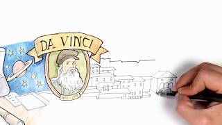 Leornado da Vinci  Ilustrando História [upl. by Anura]