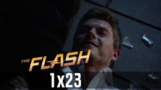 The Flash 1x23  Eddie Kills Himself amp Destroys Eobard Thawne [upl. by Esinad403]