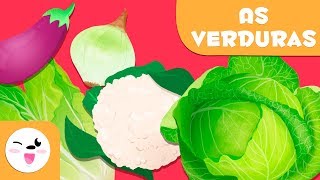 Verduras e legumes  Vocabulário para crianças [upl. by Savvas]