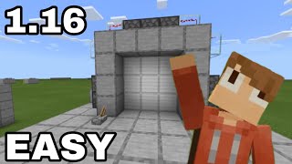 How To Make An EASY 3 By 3 Piston Door In Minecraft Bedrock 116 PS45XboxWindows 10MCPESwitch [upl. by Dewey]