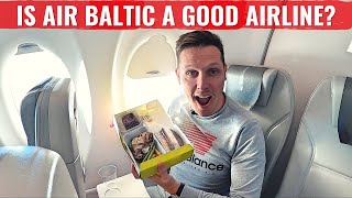 Review AIR BALTICs A220 Economy Class to Munich [upl. by Parsaye]