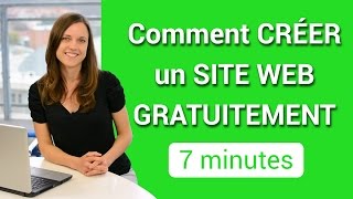 Comment créer un site web gratuitement  7 minutes [upl. by Annaet]