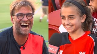 Jürgen Klopp interviewed by American kids in California [upl. by Llennyl]