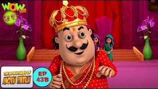 Motu Patlu Cartoons In Hindi  Animated cartoon  Prince Motu Wow Kidz [upl. by Airdnalahs]