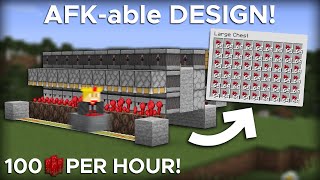 Minecraft Nether Wart Farm  Easy Design and AFKable [upl. by Garret]