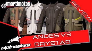 REVIEW  💥 ALPINESTARS Andes V3 Drystar Jacket [upl. by Kayle894]