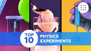 TOP 10 physics experiments to do at home [upl. by Rabush]