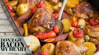 Spanish Chicken Tray Bake [upl. by Slinkman]