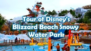 HD Tour of Disneys Blizzard Beach Water Park  Walt Disney World [upl. by Nelyaw]