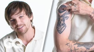 Louis Tomlinson Breaks Down His Tattoos  GQ [upl. by Adlesirk]