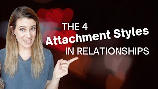 The 4 Attachment Styles In Relationships [upl. by Relyuc]