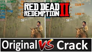 Original vs Crack  Red Dead Redemption 2 🔥 [upl. by Brabazon708]