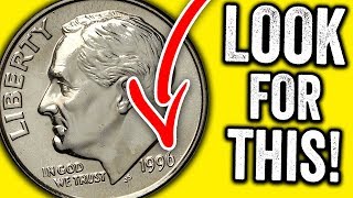 RARE amp VALUABLE 1996 DIMES WORTH MONEY  COINS TO LOOK FOR IN POCKET CHANGE [upl. by Ayhtnic]