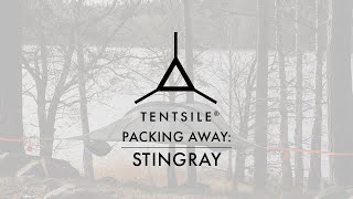 How to pack down the Tentsile Stingray 3Person Tree Tent [upl. by Leamhsi]