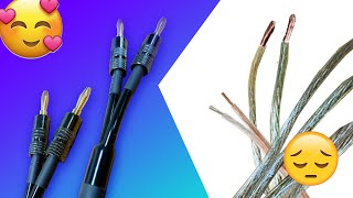 Create your own high end DIY speaker cables  HowTo [upl. by Linis334]