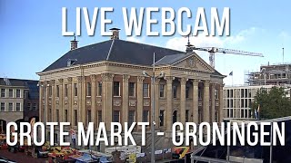 live webcam  Grote Markt  Groningen  the Netherlands [upl. by Holcomb419]