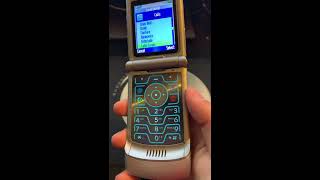 Motorola RAZR V3  Ringtones [upl. by Airtemak]