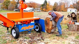 Can the Axis Handle Large Diameter Firewood [upl. by Stromberg]