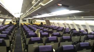 Airbus A300600 inside cabin [upl. by Aninat]