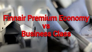 Finnair Business vs Premium class flight comparison [upl. by Jankell]