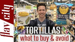 The BEST Tortillas At The Grocery Store  Wraps Chips Low Carb amp More [upl. by Adnil]