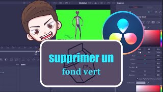 Comment supprimer un fond vert Davinci Resolve [upl. by Kant]