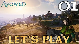 Avowed  Lets Play Episode 1 The Living Lands Gameplay Walkthrough [upl. by Anayra]