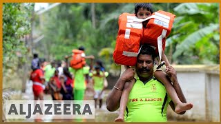 🇮🇳 Kerala floods 2018 Kerala faces massive flood in 100 years  Al Jazeera English [upl. by Eseyt]